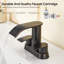 Robinet de lavabo de salle de bain 4 "à poignée double 4" avec drain-98449932