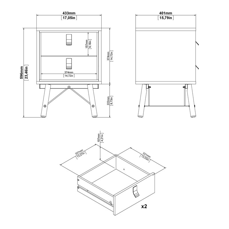 Jellico Piece Bedroom Set, Black