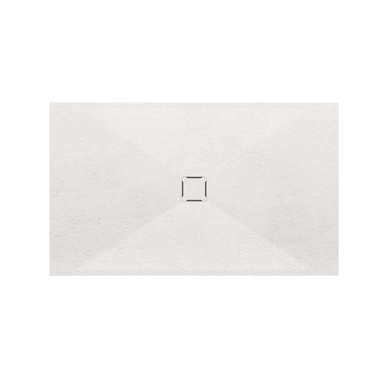 Base de douche rectangulaire 60 po x l 32 po x P 32 po, Au centre