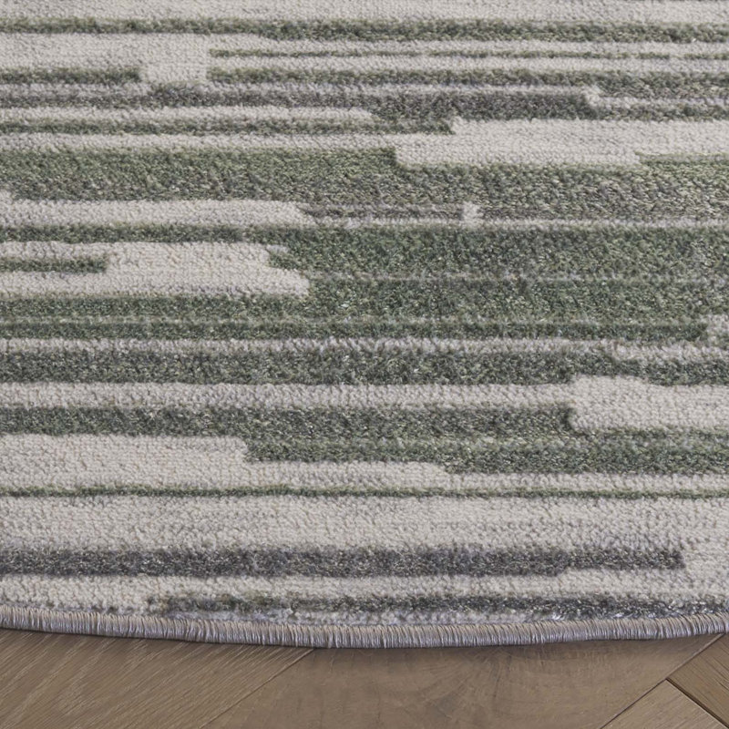 Boase Performance Abstract Rug, Round 6'7"