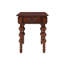 Table de bout vintage en bois massif avec tiroir-382336059