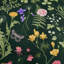 Ensemble d'édredon 7 pièces à motif floral en microfibre toutes saisons-122693580-122693585