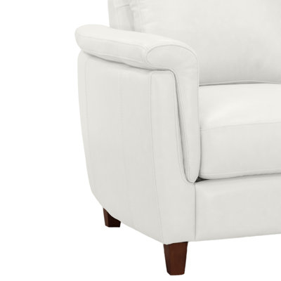 Canapé modulaire en cuir véritable de 108 po de large Rambrij