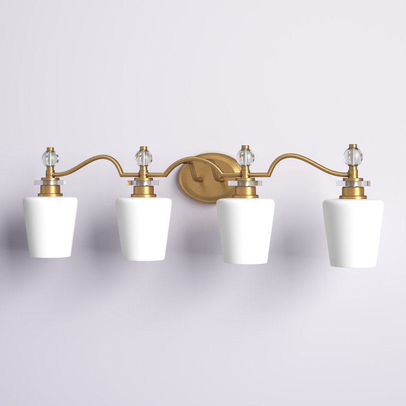 Lumière de meuble-lavabo à intensité variable, Laiton délavé