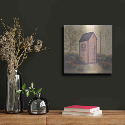 " Folk Art Outhouse I " by Pam Britton