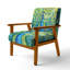 Chaise rembourrée Peacock-313106033
