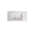 36" Bathroom Resin Sink, Gloss White, 35.19In Depth, 17.79In Width, 4.77In Height, 45.92Lb, & Waterproof Performance White Color, Depth X Width And