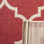 Tapis d'intérieur / extérieur à motif géométrique rouge / beige Arneshia-912009957