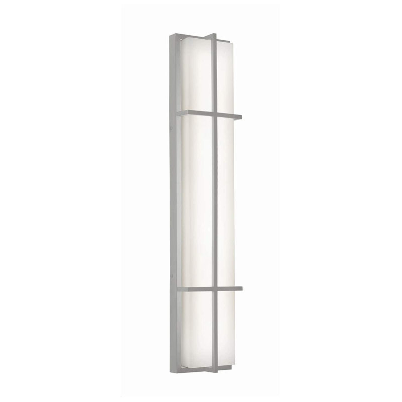 August LED Wall Light, Painted Nickel