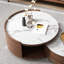 Extendable Pedestal Coffee Table with Storage-43560852