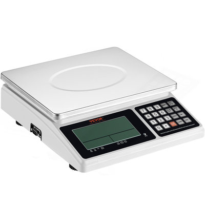 Industrial Counting Scale, 30 Kg X 1 G, Digital Scale For Parts And Coins, G/Kg/Lb Units, Electronic Gram Scale Inventory Counting Scale Kitchen Jewelry Scale With RS232 Port And LCD Screen