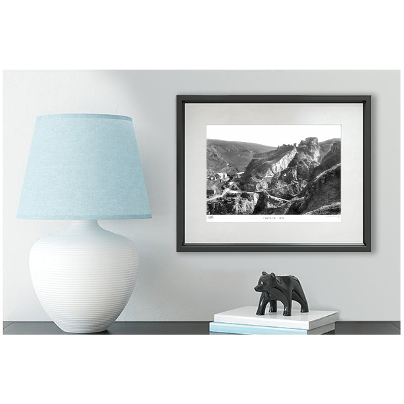 Tintagel, 1895 by Francis Frith - Single Picture Frame Print, 60cm H x 80cm W x 2.3cm D