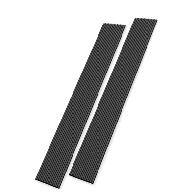 2pc x106" x 12.6" Grey Oak Acoustic Wall Paneling, Wood Slat Soundproof Wall Panels (2piece/18.55 sq.ft.)