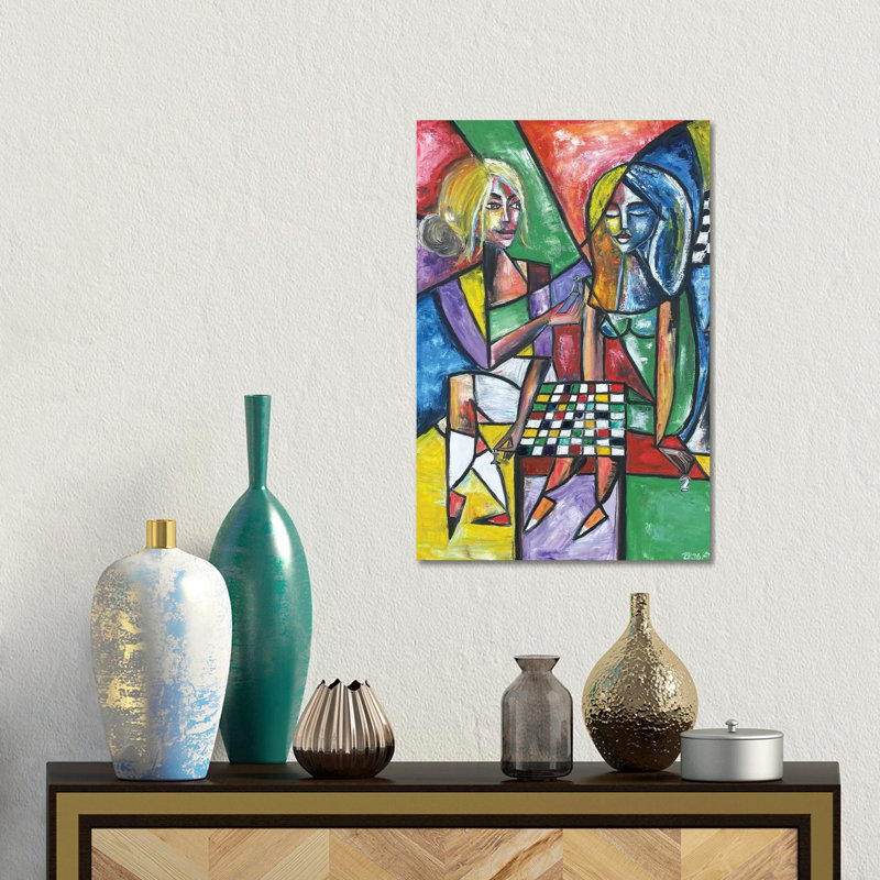 Checkmate by Zulu Art - Gallery-Wrapped Canvas Giclée on Canvas, 45.72 cm H  x 30.48 cm W  x 1.905 cm D, Does Not Apply