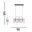 Briceno 3-Light Geometric Chandelier
