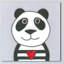 «Panda», reproduction sur toile tendue-19625585