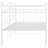 vidaXL Sofa Bed Frame Powder-coated metal Single-593701276