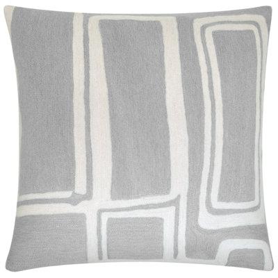 Procession Hand-Embroidered Chain Stitch Pillow