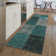 Premium Machine Washable Prisco Teal Rug