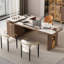 Bureau de luxe en pierre frittée 59,06 "avec table à thé-119346295
