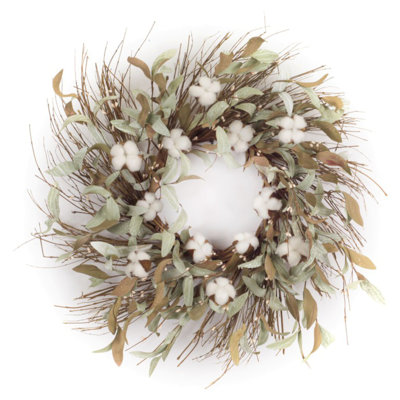 Couronne en coton / feuille 28 "EVA