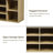 Arney 10 Pair Shoe Storage Bench with Adjustable Shelves-803090389