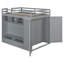 Lit mezzanine double avec tiroirs-1082689464