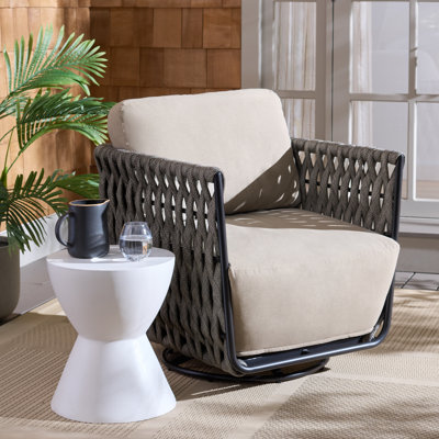  Rope Patio Swivel Chair