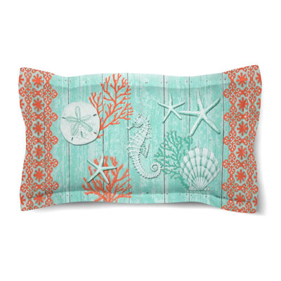 Laural Home Aquamarine  Duvet Sham