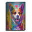 Art mural en métal Winston Porter «Happiness Corgi» par Dean Russo-1942025150