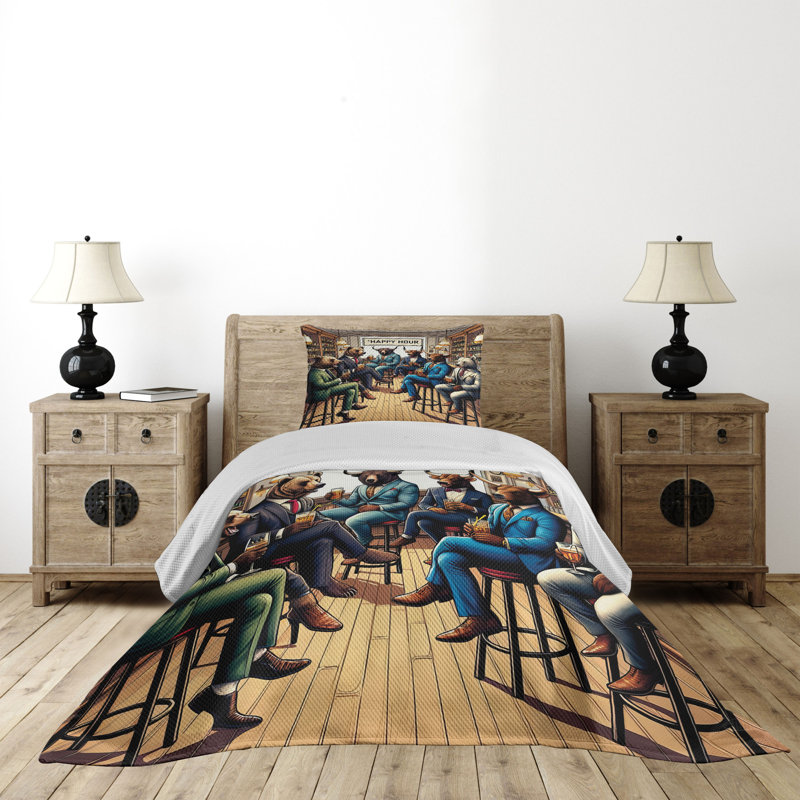 Polyester Coverlet, Twin Coverlet + 1 Standard Shams