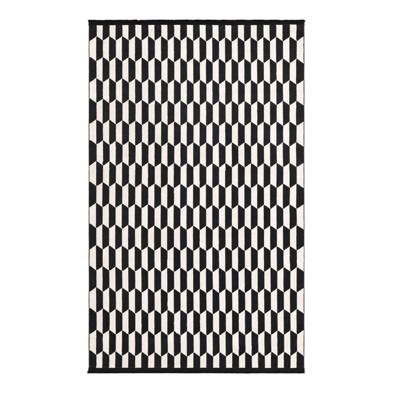 Lucerito Geometric Indoor Rug, Rectangle 5'3" x 8'