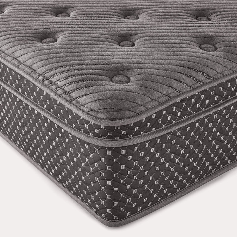 Matelas hybride matelassé 13 po Eurotop, moelleux, Lit simple