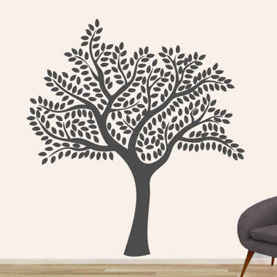 Décalcomanie murale arbre d’ombre