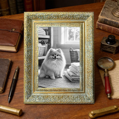 Antique Gold Picture Frame