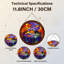 Panneau de vitrail 12 "H Autumn Harvest