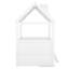 Structure de lit simple en bois-464687751