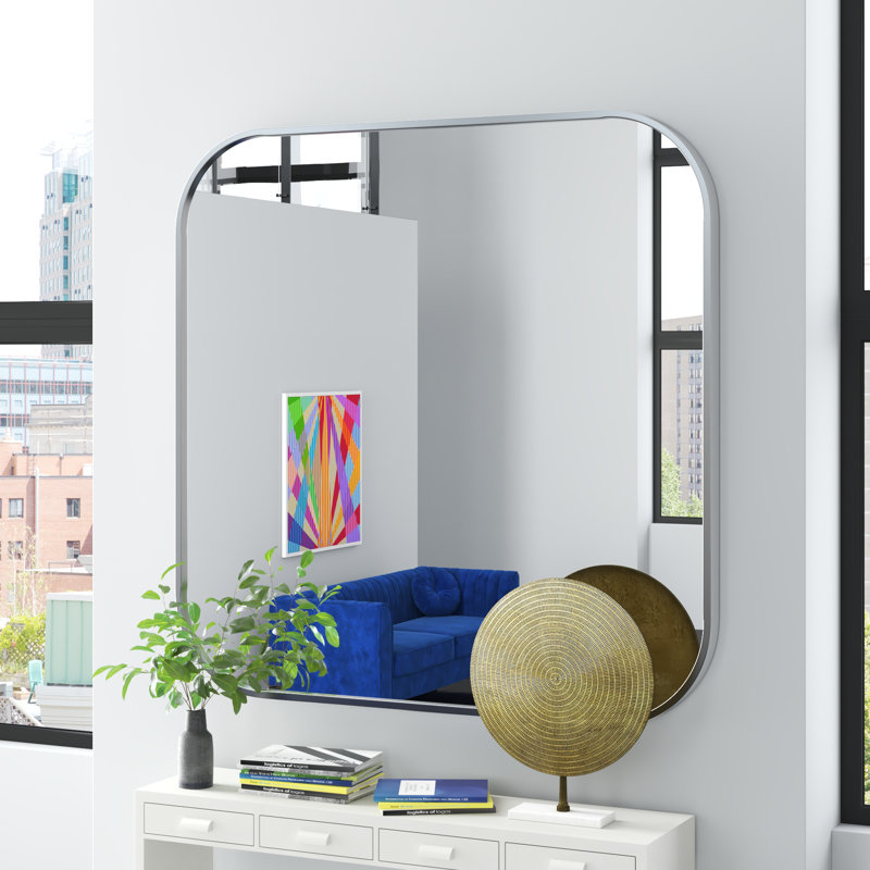 Miroir Ovella, Noir brossé