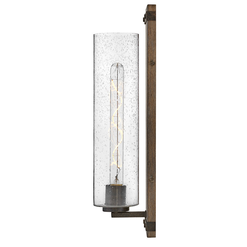 Sawyer 20" Single Light Tall Bath Vanity Farmhouse Sconce - LED Included, Sequoia