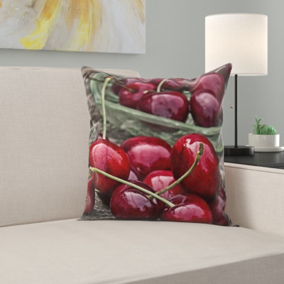Coussin cerise