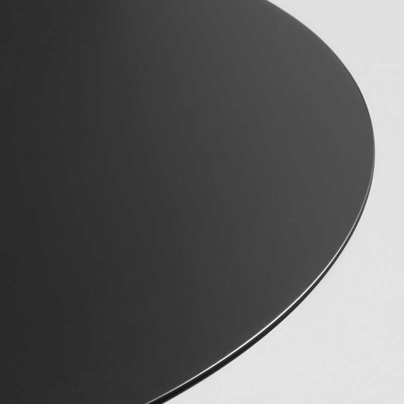 Circula Single End Table, Oblivion, 16" H x 24" W x 24" D