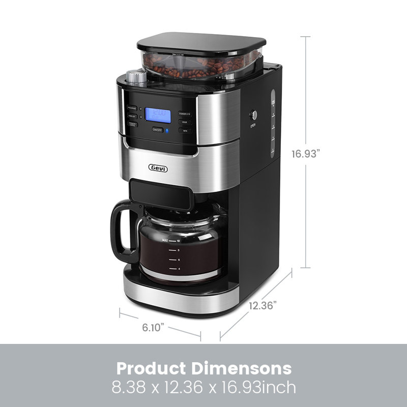 The 10-cup Pre-infusion Brewed Coffee Maker