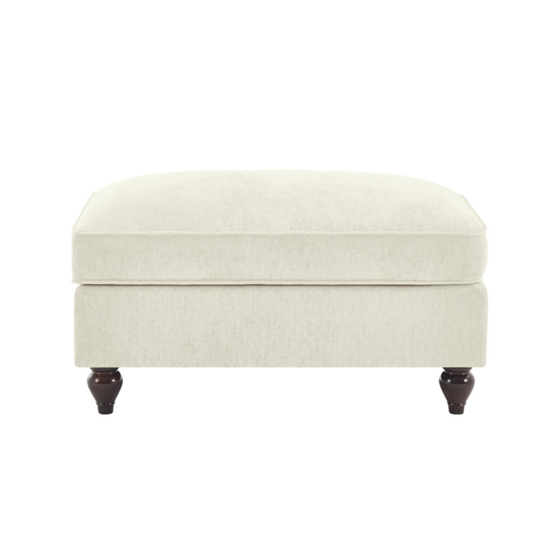 Repose-pieds en chenille, Beige