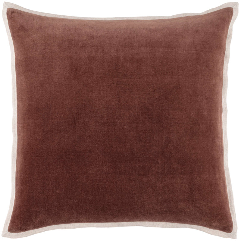 Gehry Euro Pillow Cover, Dark Brown
