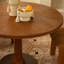 Table ronde en bois massif-133595285