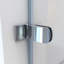 Aqua Uno 56" W x 58" H Hinged Frameless Tub Door with Extender Panel-12645960