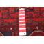 Tapis rouge noué à la main Esari Turkman 5 pi 10 po x 7 pi 7 po