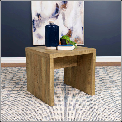 Table de bout en bois d'ingénierie Brianna Mango