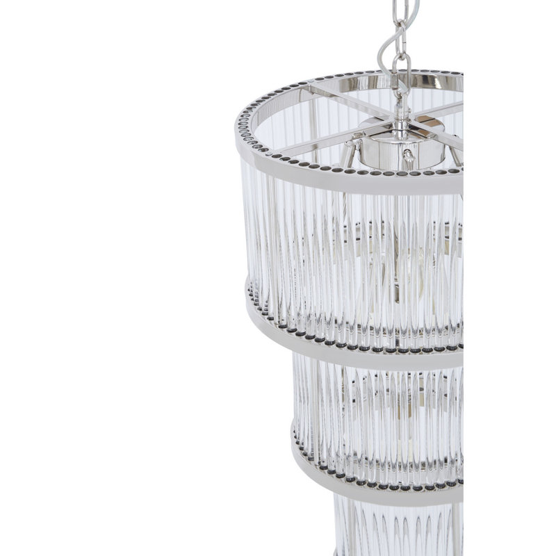 Conerly 8 - Light Drum Chandelier, Nickel
