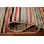 Tapis beige / rouge en laine noué à la main de conception unique 4 pi 2 po x 6 pi 0 po New Age